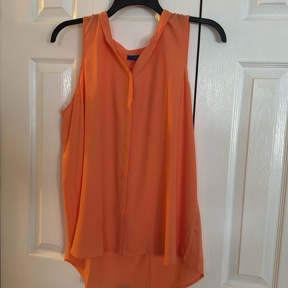 Orange summer blouse